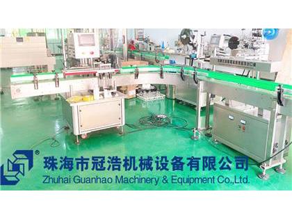 旋蓋機(jī)，鋁箔封口機(jī)，貼標(biāo)機(jī)，噴碼機(jī)，整套生產(chǎn)線已完成生產(chǎn)送貨至客戶(hù)公司